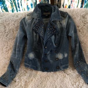 Guess Military inspired denim jacket